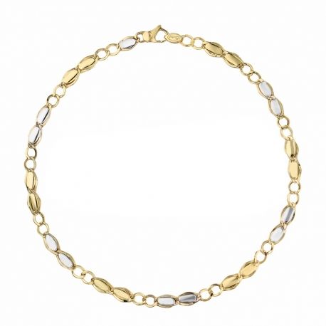 Микро мъжка гривна от 18K злато