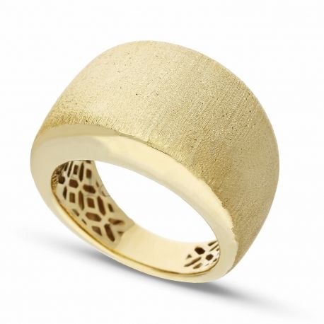 Anillo de mujer en oro de 18 quilates.