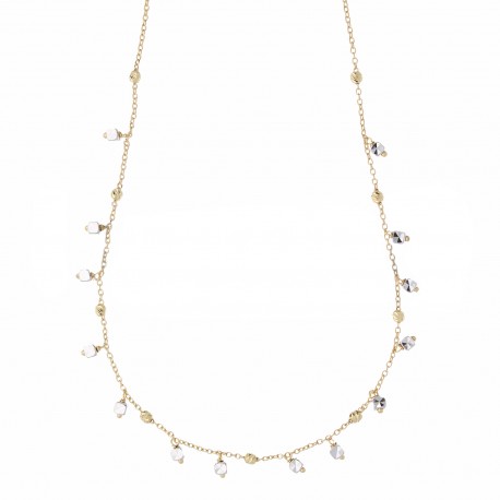 Novello model ogrlice s ogrlicom za žene od 18K zlata