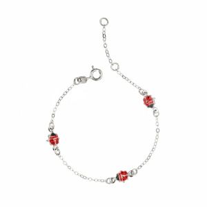 Bracelet avec coccinelles...