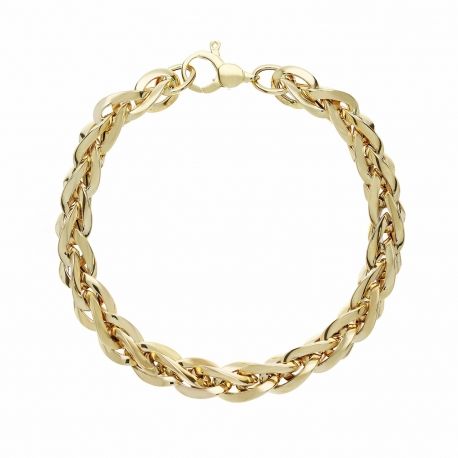 Bracelet Spiga en or jaune 18 carats pour femme