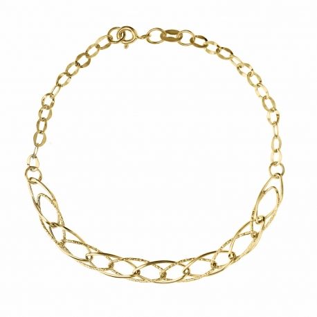 Pulseira feminina em ouro amarelo 18K