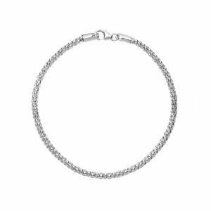 18K 白金 Omnia 男女款网状手链