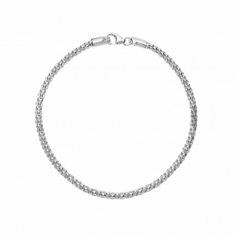 White Gold 18k Omnia Chain Unisex Bracelet