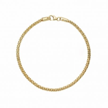 18K gult guld armband Omnia unisex mesh