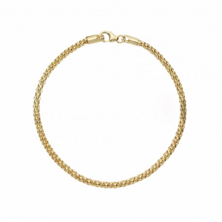 Yellow Gold 18k Omnia Chain Unisex Bracelet