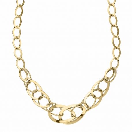 Chain Choker naisille 18K keltakulta