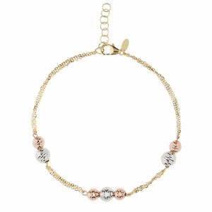 Pulseira feminina em ouro...
