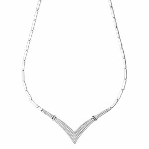 Collier en or blanc 18...