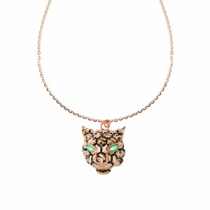 Panther-Halskette für Damen...