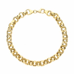 Bracelet chaîne Rolò en or...