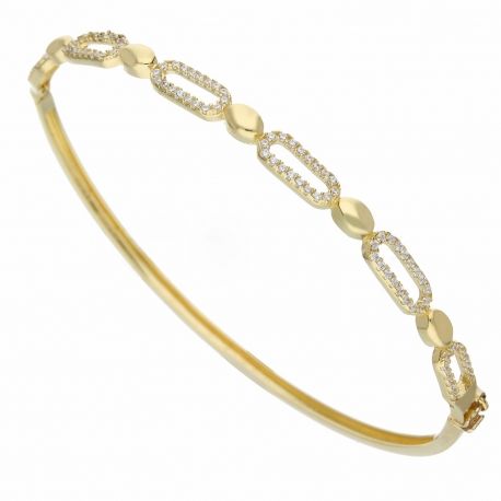 Женский браслет Rigid из желтого золота 18 карат