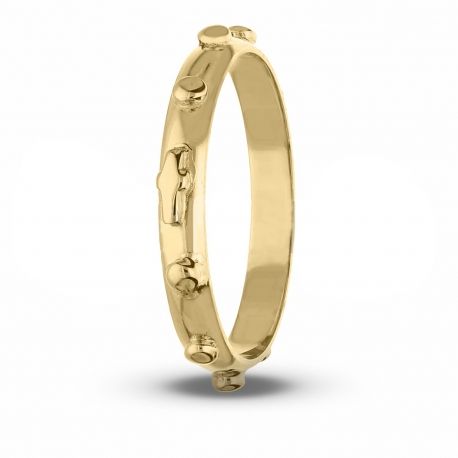 Yellow Gold 18k Rosary Ring