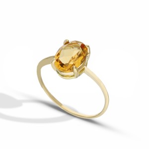 Ženski prsten od 18K žutog...