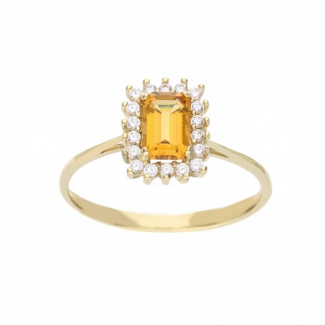 18K geelgouden ring, Kate-model