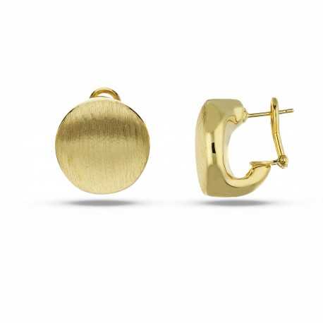 Γυναικεία σκουλαρίκια λοβού σε κίτρινο χρυσό 18 καρατίων