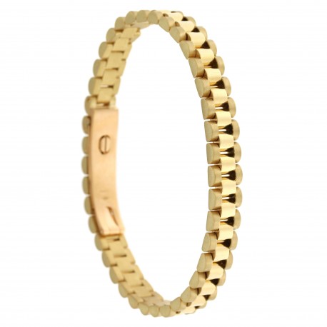 Modèle de bracelet en or jaune 18 carats