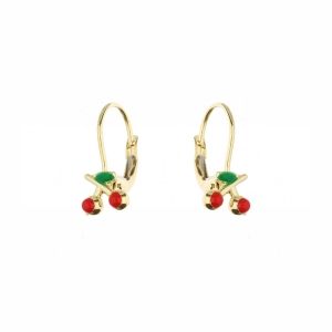 Boucles d'oreilles cerises...