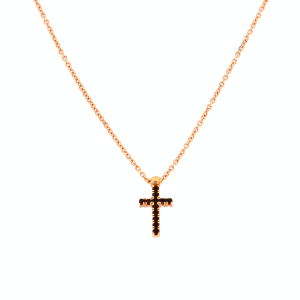 Double Face Cross Halsband...
