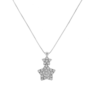 Collier étoile avec zircons...