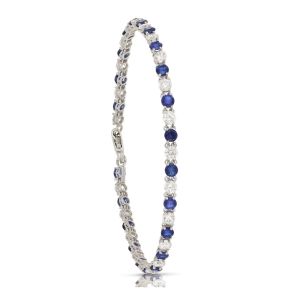 Теннисный браслет из белого...