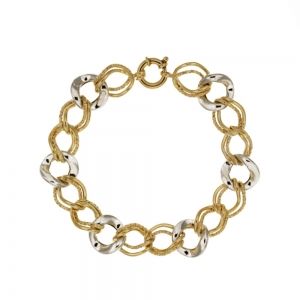 Bracelet en or jaune et...