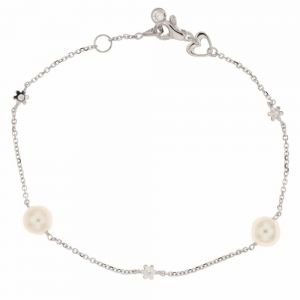 18K witgouden armband met...