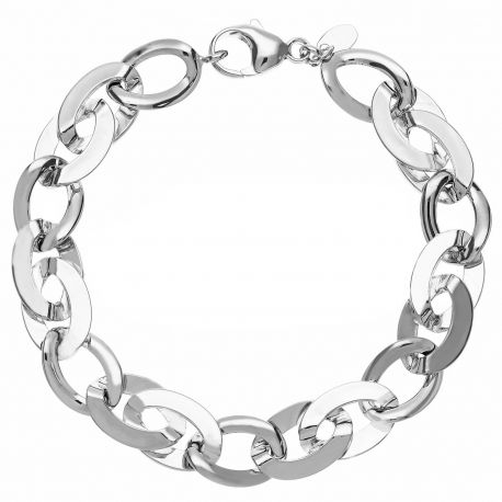 Kedjearmband för kvinnor i 18K vitguld