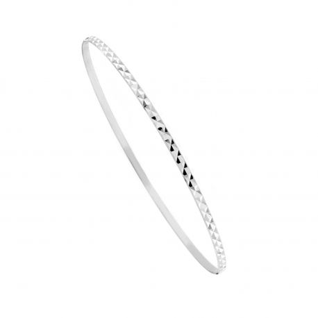 Starres Armband aus 18 Karat Weißgold