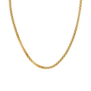 Popcorn Link halsband i 18K...