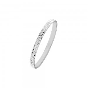 Women 18k White Gold Band Ring