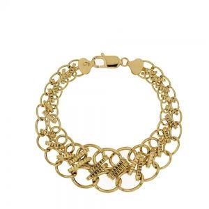 Bracelet en or jaune 18 Kt...