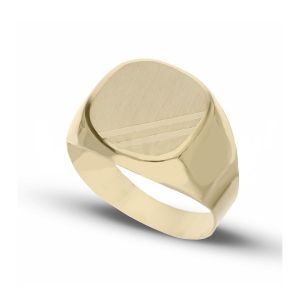 18K geelgouden schildring