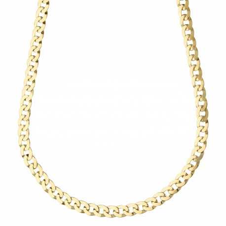 Full Curb Chain for Men in 18K Gold