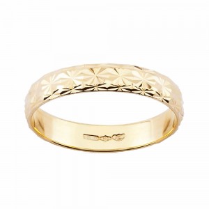 18 K Yellow Gold Band Ring