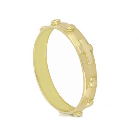 Anello Rosario in Oro Giallo 18 Carati