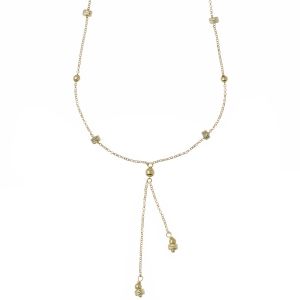 黄金18克拉中的钻石元素颈部