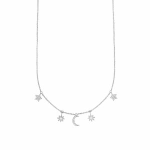 Girocollo in 18k wit goud...