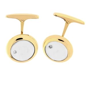 Branco e amarelo 18k rodada...