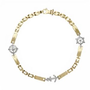 Panther-armband in 18k wit...