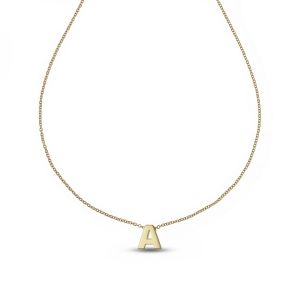 Collier avec lettre A en or...