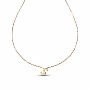 Collier avec lettre S en or...