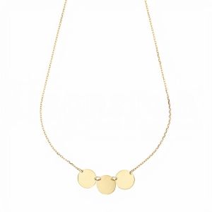 Collier rond avec médailles...