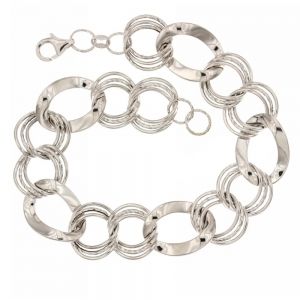 Bracciale in oro bianco 18...