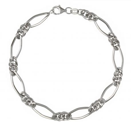 Bracciale a Catena in Oro Bianco 18k da Donna