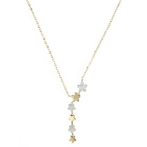 带交替花的颈带 与Resin 和 White...