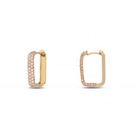 Pendientes Colección Trendy en oro rosa 18 Carats