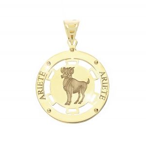 Pendentif Zodiac Sign Aries...