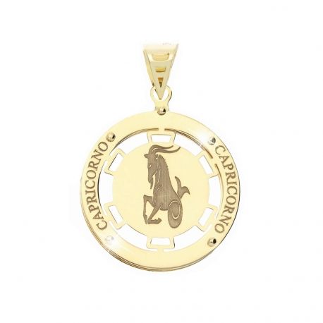 Zodiakální znamení Capricorn 18k žluté zlato