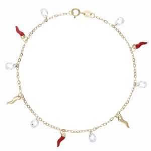 Pulseira em ouro 18k com...